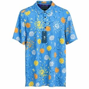 William Murray Golf Mum’s the Word Floral‎ Polo Shirt NWT Size L